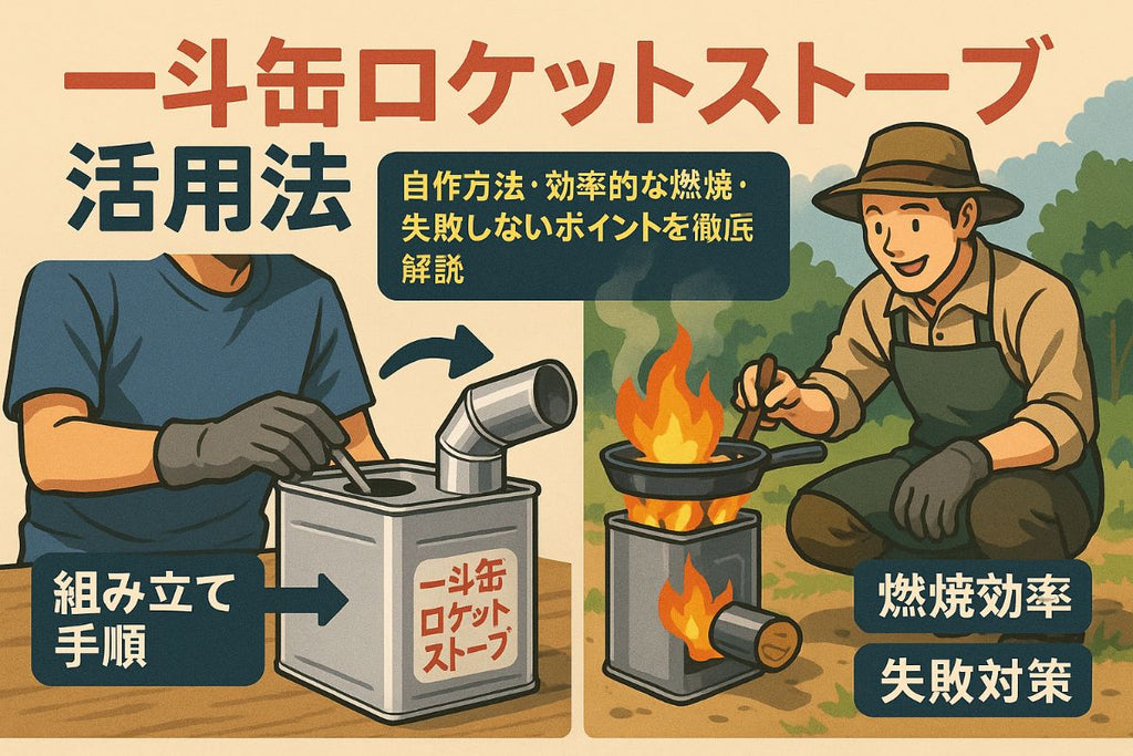 ロケットストーブ一斗缶の作り方とキャンプでの活用法！DIY手順・燃焼