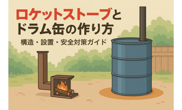 ロケットストーブ(手作り) ロケットストーブ自作に水道管を使った効率的ストーブの作り方と手順