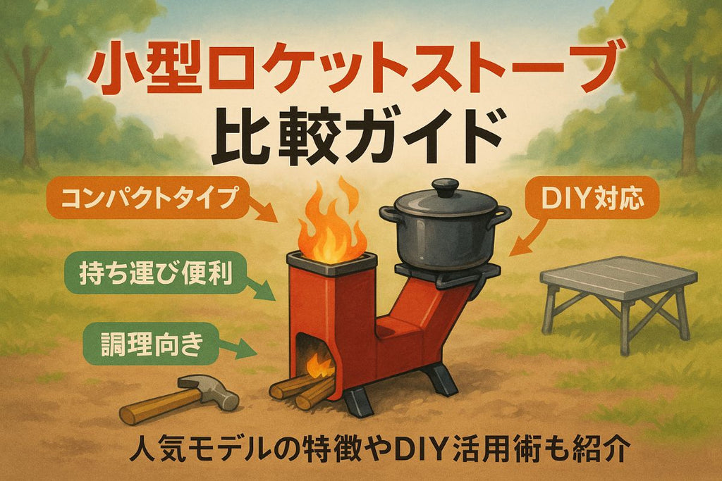 小型のロケットストーブ選び方とおすすめ比！人気モデルやDIY活用法も