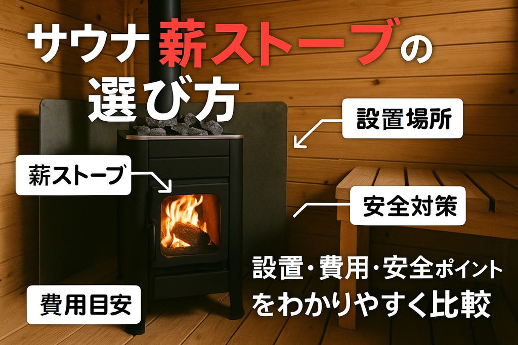 サウナで薪ストーブを選ぶ方法とおすすめ比較｜設置・費用・安全